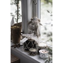 Ib Laursen Tromme mrkebrun 7 cm hj 