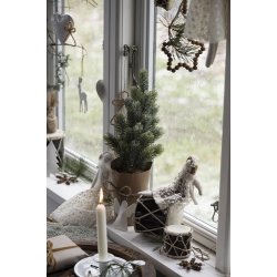 Ib Laursen Tromme mrkebrun 7 cm hj 