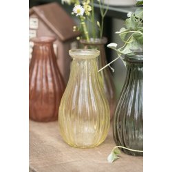 Ib Laursen Vase Anemone rillet 4 ass farver UNIKA varierende strrelser, 1 stk