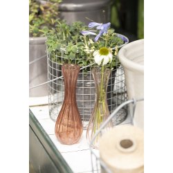 Ib Laursen Vase Anemone rillet hj 4 ass farver UNIKA varierende strrelser, 1 stk.