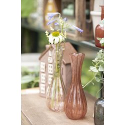 Ib Laursen Vase Anemone rillet hj 4 ass farver UNIKA varierende strrelser, 1 stk.