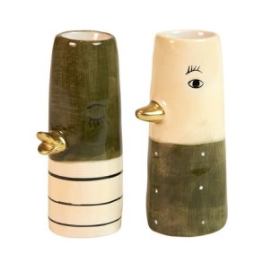 Speedtsberg ande vase, D4x10cm keramik