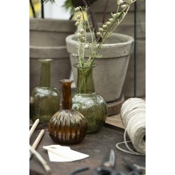 Ib Laursen - Vase med riller 4 ass farver UNIKA 10,5 cm. 1 stk.