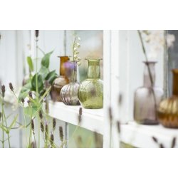 Ib Laursen - Vase med riller 4 ass farver UNIKA 10,5 cm. 1 stk.