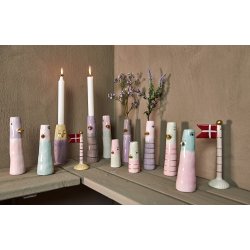 Speedtsberg - ande vase - st af 2 - 4,5 x 18 cm - keramik