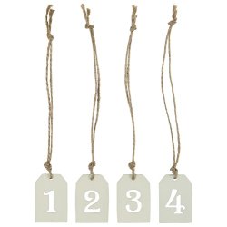 Ib Laursen Vedhng 1-4 firkantet m/jutesnor butter cream