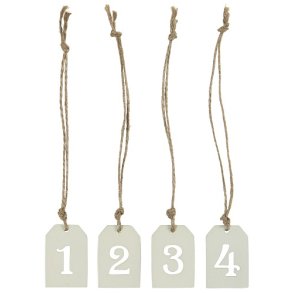 Ib Laursen Vedhng 1-4 firkantet m/jutesnor butter cream