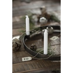 Ib Laursen Vedhng 1-4 firkantet m/jutesnor butter cream