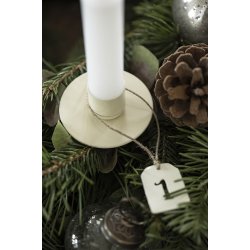 Ib Laursen Vedhng 1-4 firkantet m/jutesnor butter cream