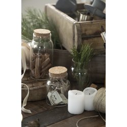 Ib Laursen Vedhng 1-4 firkantet m/jutesnor butter cream