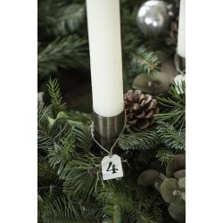 Ib Laursen Vedhng 1-4 firkantet m/jutesnor butter cream