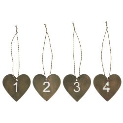 Ib Laursen Vedhng 1-4 hjerteformet m/wire