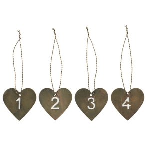 Ib Laursen Vedhng 1-4 hjerteformet m/wire