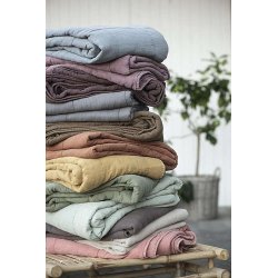 Ib Laursen -Vintage Quilt smoke - 130 x 180 cm