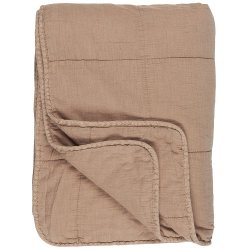 Ib Laursen Vintage quilt burned rose 130x180 cm.