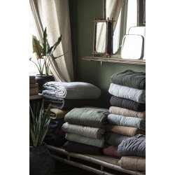 Ib Laursen Vintage quilt burned rose 130x180 cm.