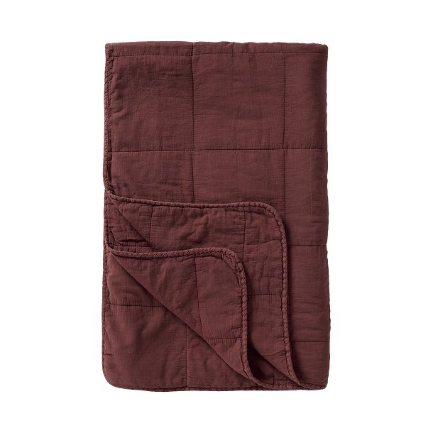 Ib Laursen -Vintage quilt coral almond - 130 x 180 cm