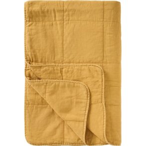 Ib Laursen Vintage quilt harvest yellow 130x180 cm.