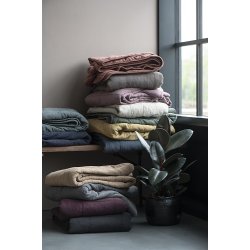 Ib Laursen Vintage quilt historical blue 130x180cm.