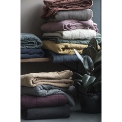 Ib Laursen Vintage quilt historical blue 130x180cm.