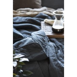 Ib Laursen Vintage quilt historical blue 130x180cm.