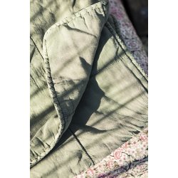 Ib Laursen Vintage quilt olive 130x180 cm
