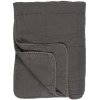 Ib Laursen Vintage quilt thunder grey 130x180 cm.