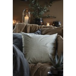 Ib Laursen Vintage quilt thunder grey 130x180 cm.