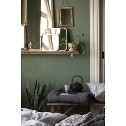 Ib Laursen Vintage quilt thunder grey 130x180 cm.