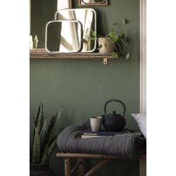 Ib Laursen Vintage quilt thunder grey 130x180 cm.