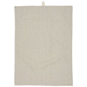  Ib Laursen Viskestykke Asger natur med smalle stvbl striber 50x70 cm