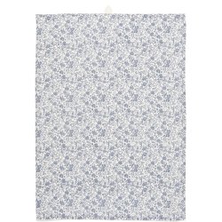 Ib Laursen Viskestykke Dorothea med stvbl blomsterranker