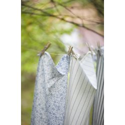 Ib Laursen Viskestykke Dorothea med stvbl blomsterranker