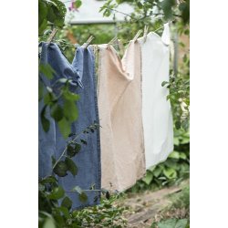 Ib Laursen - Viskestykke Freja hr/bomuld butter creme