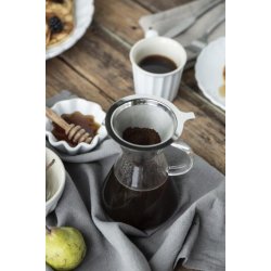 Ib Laursen - Viskestykke Freja hr/bomuld smoke