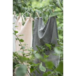 Ib Laursen - Viskestykke Freja hr/bomuld smoke