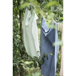 Ib Laursen - Viskestykke Freja hr/bomuld misty jade