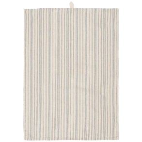 Ib Laursen Viskestykke Kasper natur mrkebl tynde striber