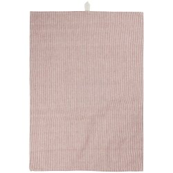 Ib Laursen Viskestykke Mie med rust og natur mlkedrengestriber 50x70 cm.