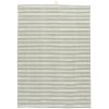 Ib Laursen Viskestykke Oliver stvgrn med hvide striber 50x70 cm.
