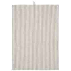 Ib Laursen Viskestykke Otto natur med smalle stvgrnne striber 50x70 cm