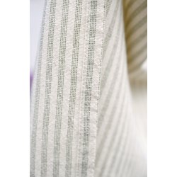 Ib Laursen Viskestykke Otto natur med smalle stvgrnne striber 50x70 cm