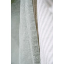 Ib Laursen Viskestykke Otto natur med smalle stvgrnne striber 50x70 cm