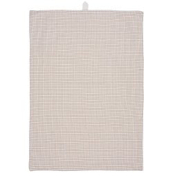 Ib Laursen Viskestykke Silas natur med sm brune tern 50x70 cm