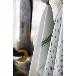 Ib Laursen Viskestykke med grnne striber i siderne 50x70 cm