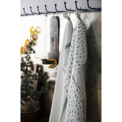 Ib Laursen Viskestykke med grnne striber i siderne 50x70 cm