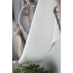 Ib Laursen - Viskestykke vaffelmnster hvidt