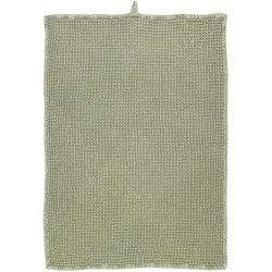 Ib Laursen - Viskestykke vaffelmnster stvgrn 50x70cm.