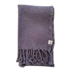 Au Maison - Waffle viskestykke i midnight blue 50 x 70 cm