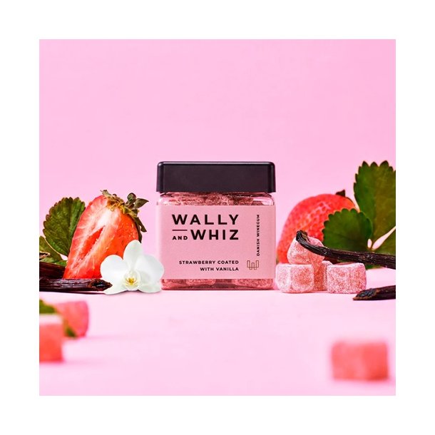 Wally and Whiz Jordb�r med Vanilje, 135g.  Sommer variant